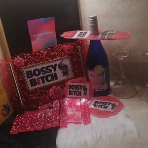 Bad and boujee box Trey Domino's wine holder